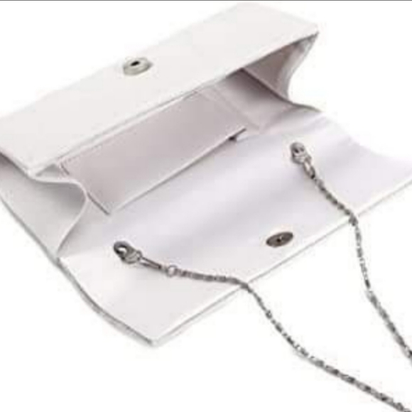 Anladia Honeycomb Designed Sparkle Glitter Evening Clutch Bag Bridal Handbag - Picture 3 of 6